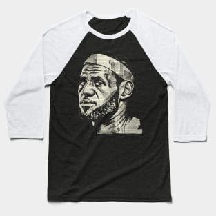 Lebron Big James - paper tape Baseball T-Shirt